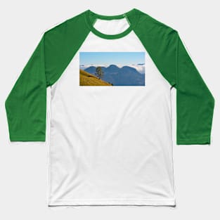 Sauris Valley Viewed from Monte Morgenleit Slopes Baseball T-Shirt